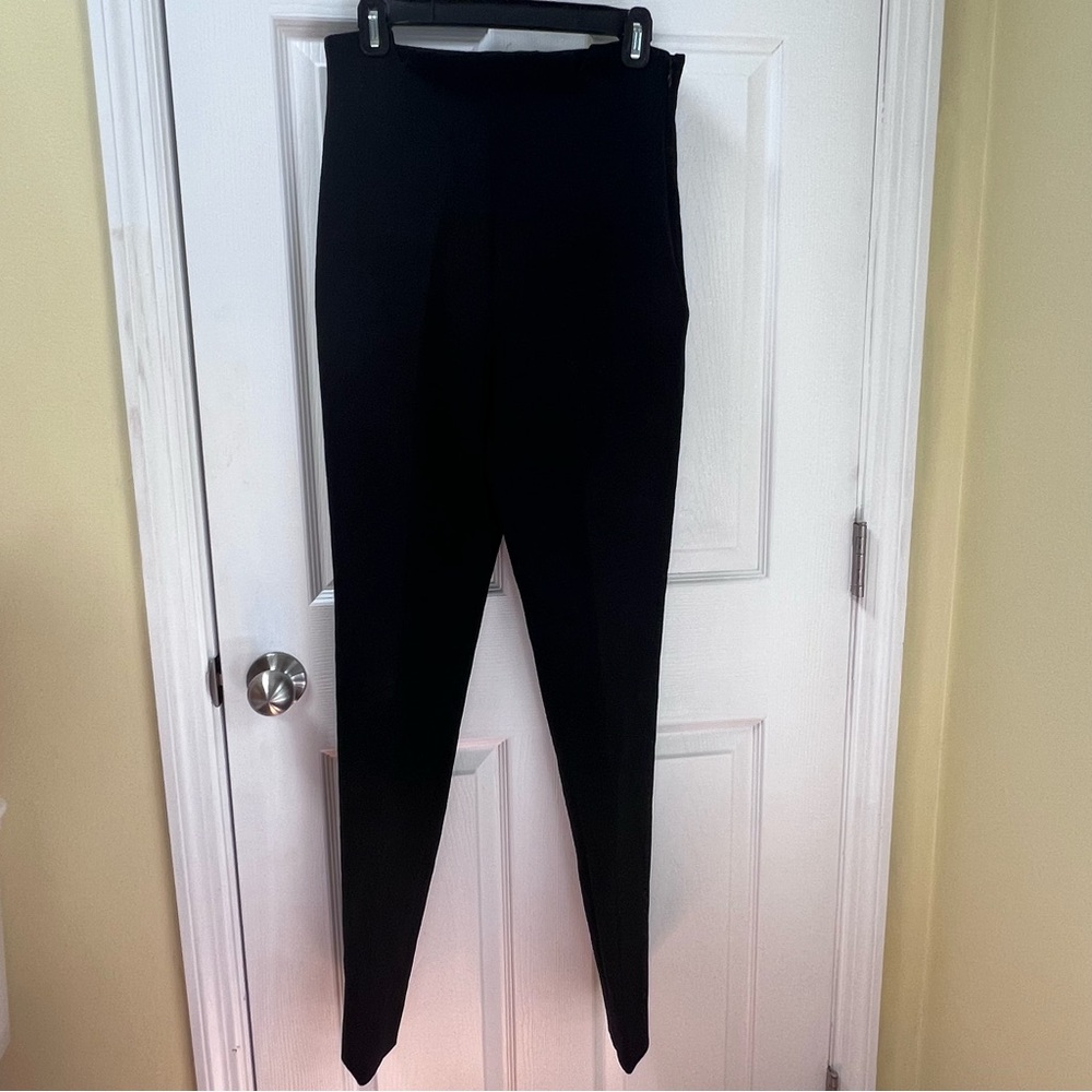 La Perla Wool Knit Cigarette Style Skinny Pants Black Size 6